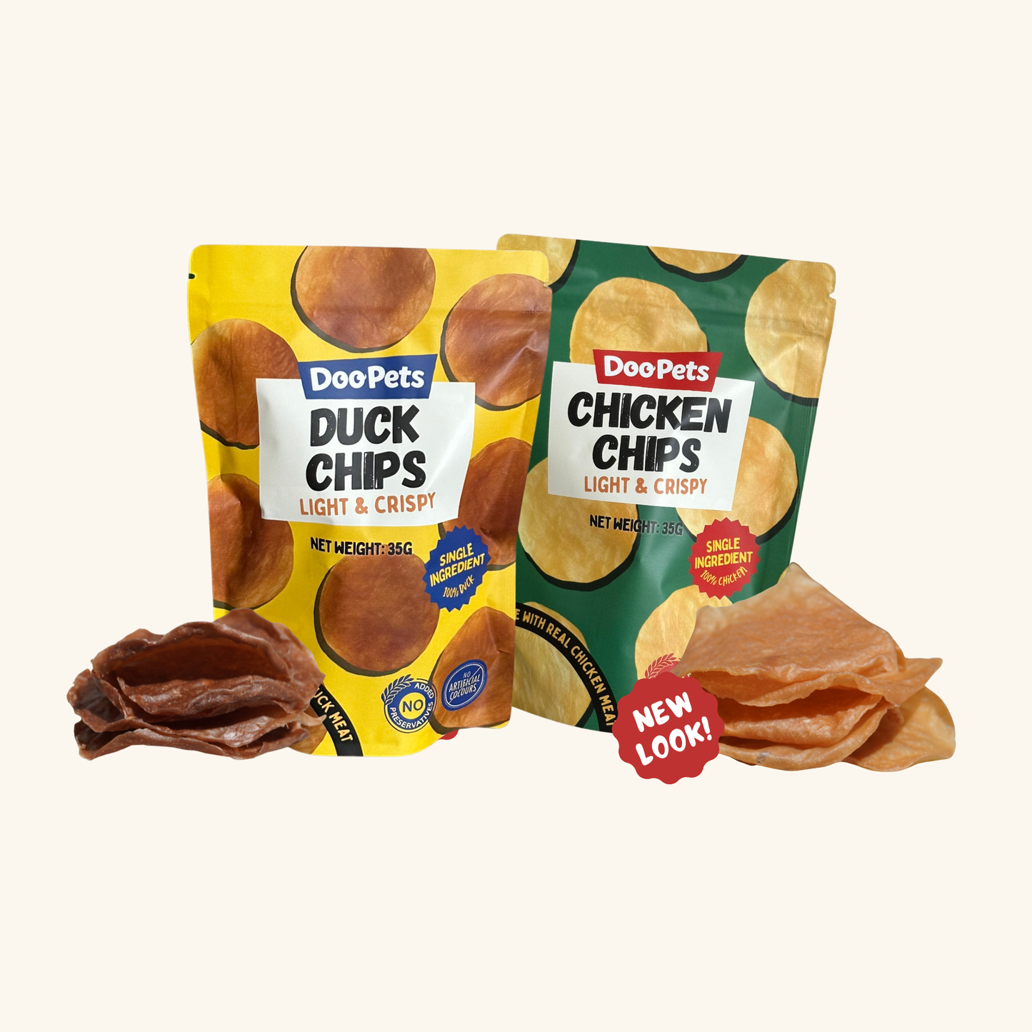 Duck or Chicken Protein Chips