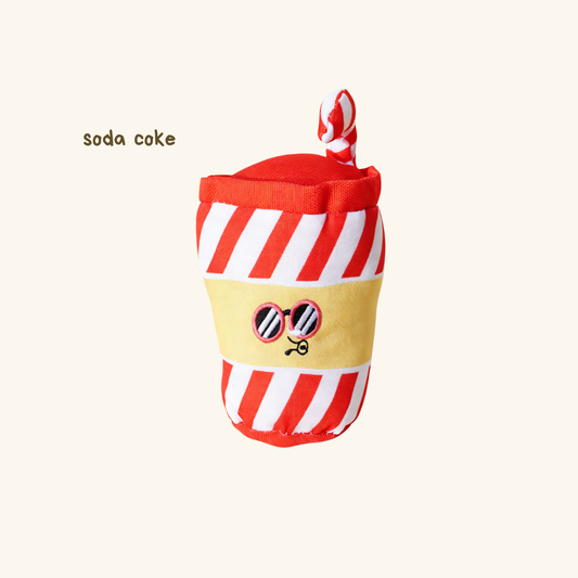 Magnum Ice Cream | Soda Cola | Birthday Cake Pet Sniff Toy for Dog & Cat