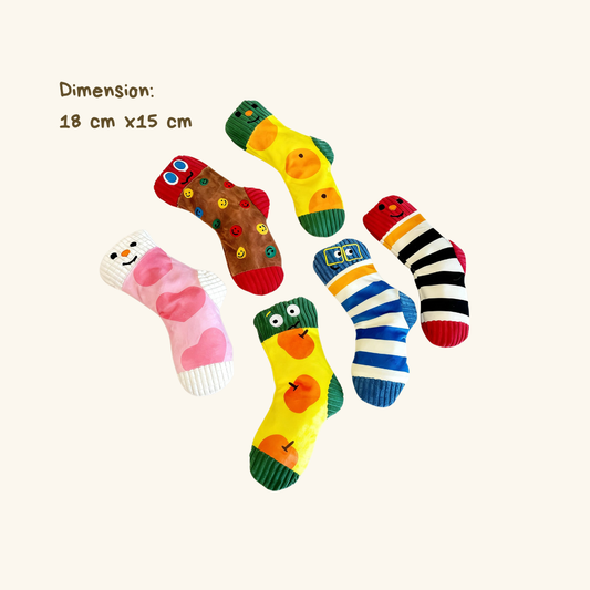 Colorful Sock Pet Sniff Toy for Dog & Cat