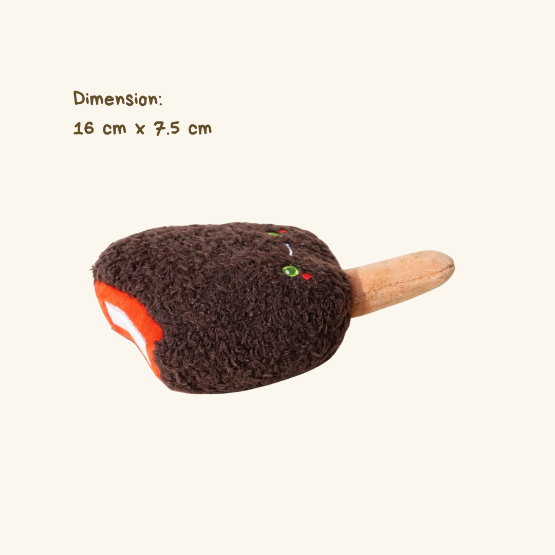 Magnum Ice Cream | Soda Cola | Birthday Cake Pet Sniff Toy for Dog & Cat