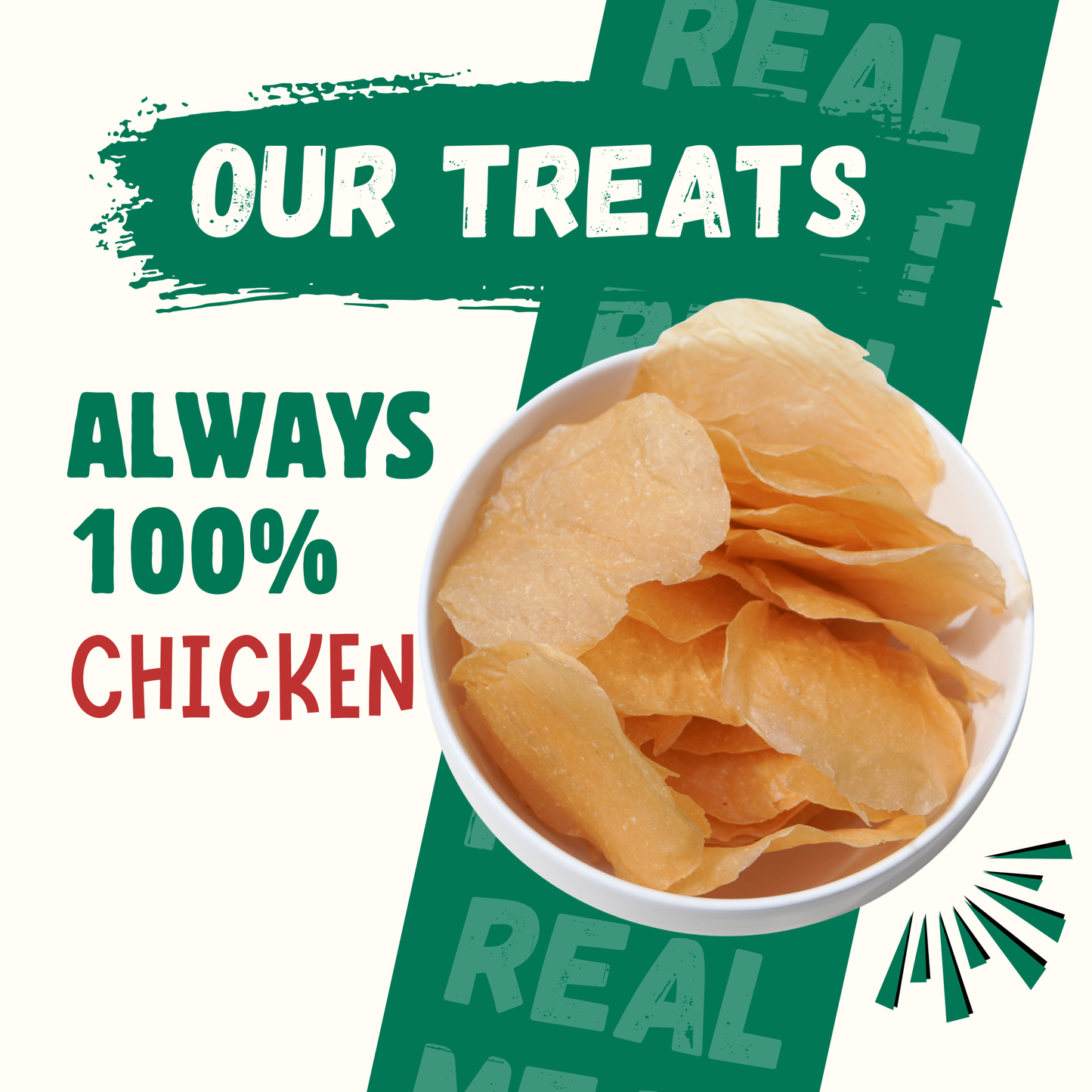 Duck or Chicken Protein Chips