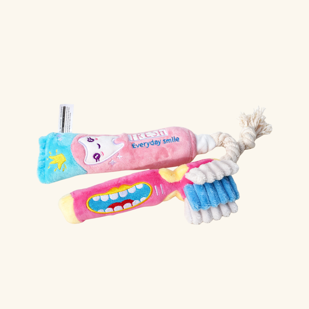 Plush toothbrush Pet Sniff Toy for Dog & Cat