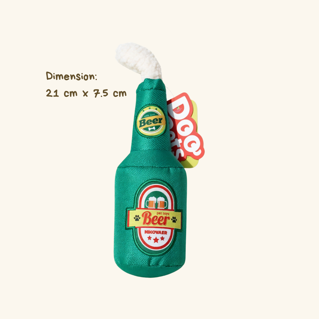 Beer Pet Sniff Toy for Dog & Cat