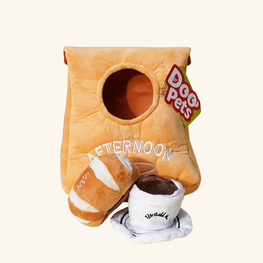 Afternoon Tea Snack Bag Pet Sniff Toy for Dog & Cat
