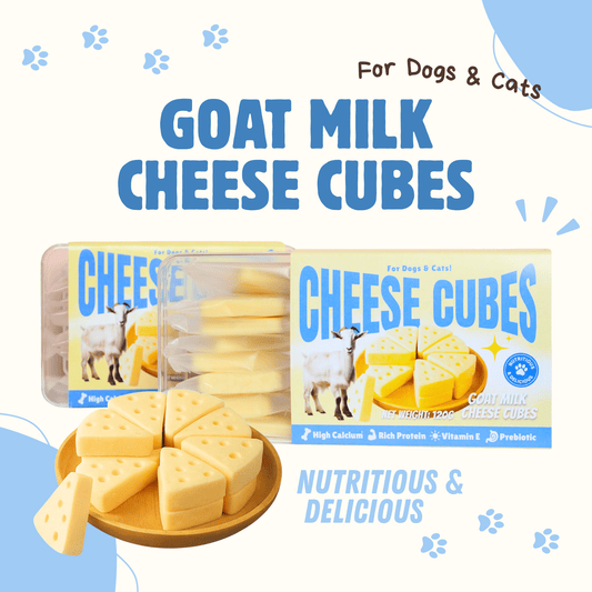 🐾 Premium Goat Milk Cheese Treat for Dogs & Cats (15 pcs per box)🧀🐾