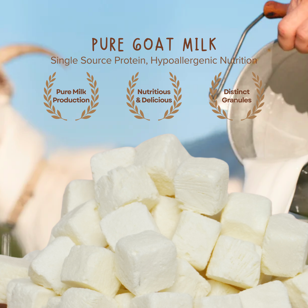 Freeze Dried Goat Milk Cubes