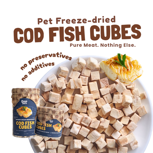 Freeze Dried COD Fish Cubes