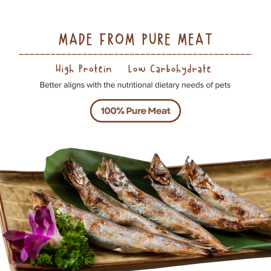 Freeze Dried Capelin Fish